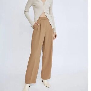 Never worn Wilfred the effortless pant / Tan High-Waisted Trousers